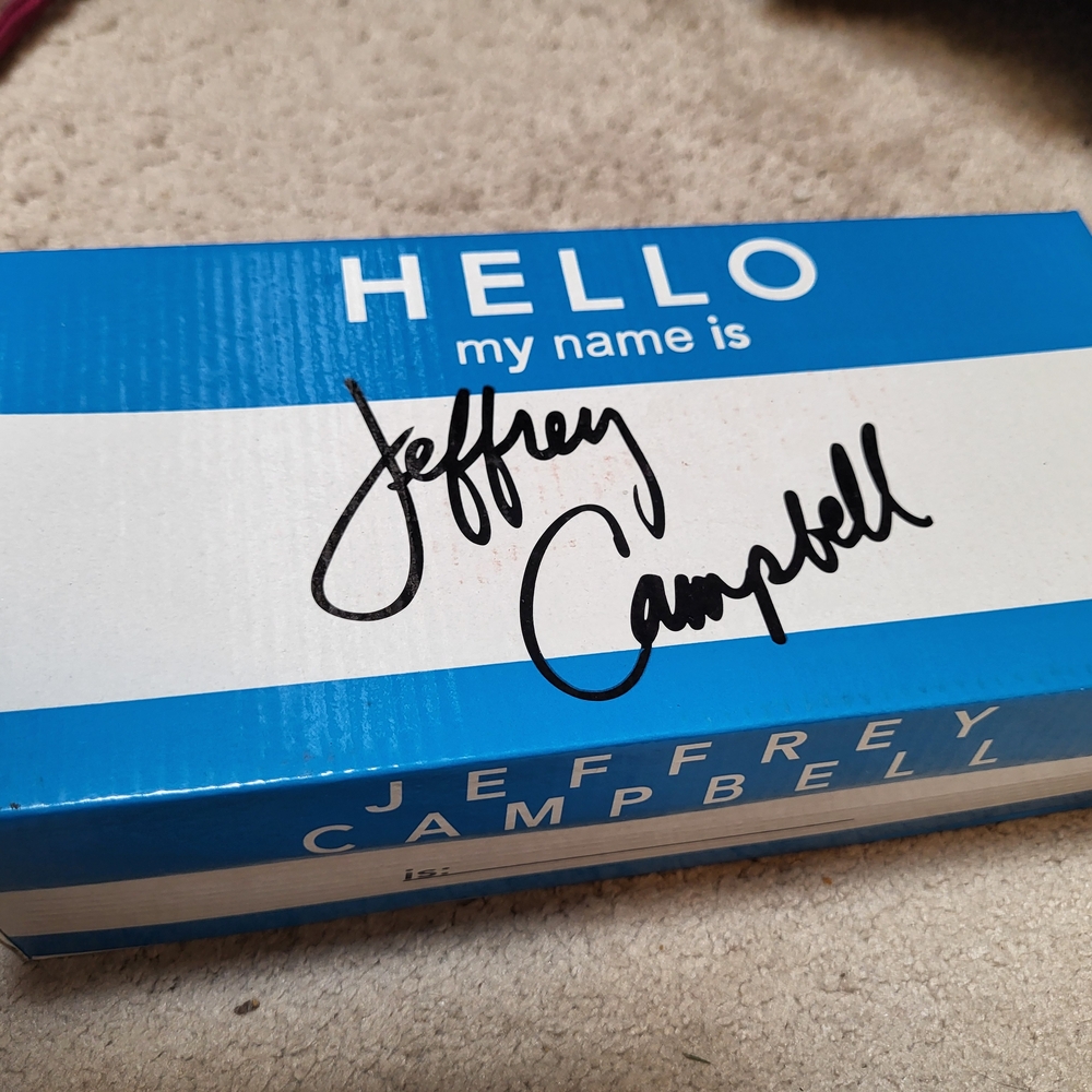 Jeffrey Campbell Flipped Brown Python Snakeskin F… - image 7